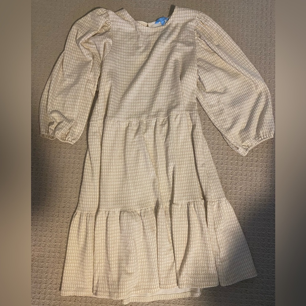 Draper James rsvp gold and ivory sparkle dress size M NWOT
